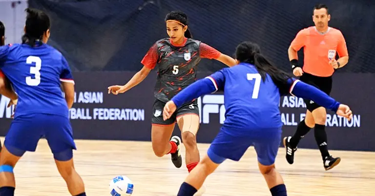 ম্যাচের একটি মুহূর্ত